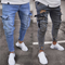 Pantalones Vaqueros Cargo con Bolsillos Laterales para Hombre