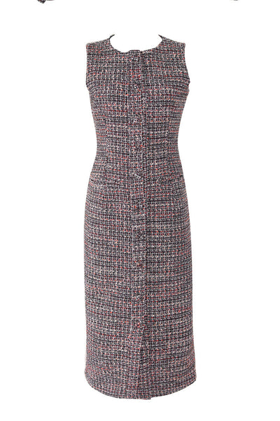 Conjunto Elegante Dos Piezas: Abrigo de Lana Ajustado y Falda Cuello Redondo - Image 21