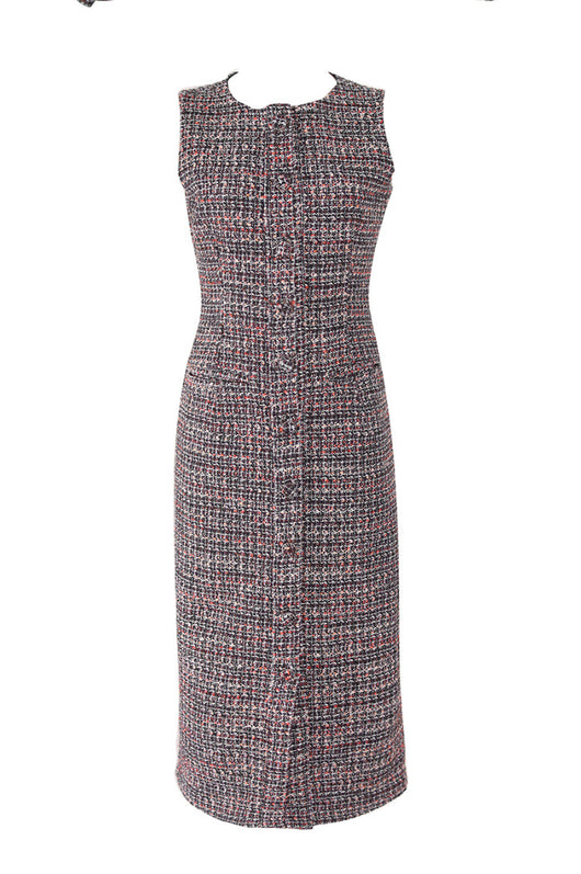 Conjunto Elegante Dos Piezas: Abrigo de Lana Ajustado y Falda Cuello Redondo - Image 21