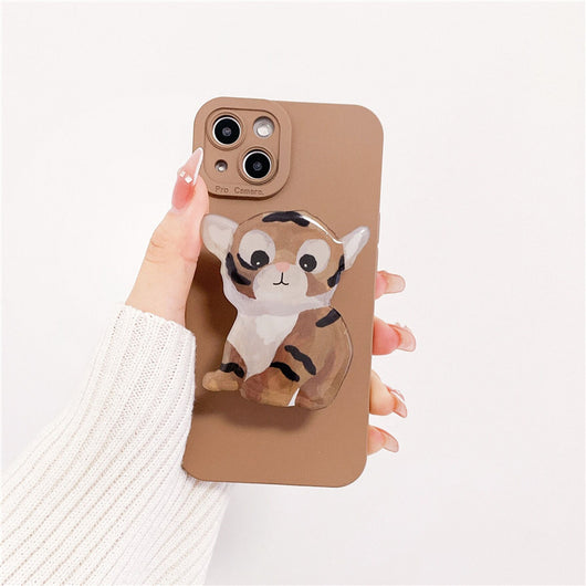 Funda para Teléfono con Diseño Tigre Óleo - Protección Suave - Image 7