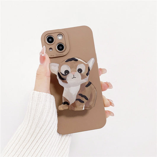 Funda para Teléfono con Diseño Tigre Óleo - Protección Suave - Image 8