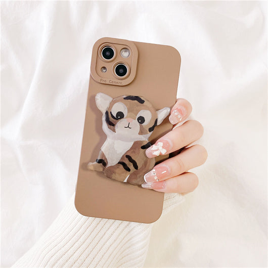 Funda para Teléfono con Diseño Tigre Óleo - Protección Suave - Image 11