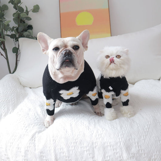 Suéter Térmico para Mascotas con Flores - Abrigo Cálido para Otoño e Invierno - Image 9