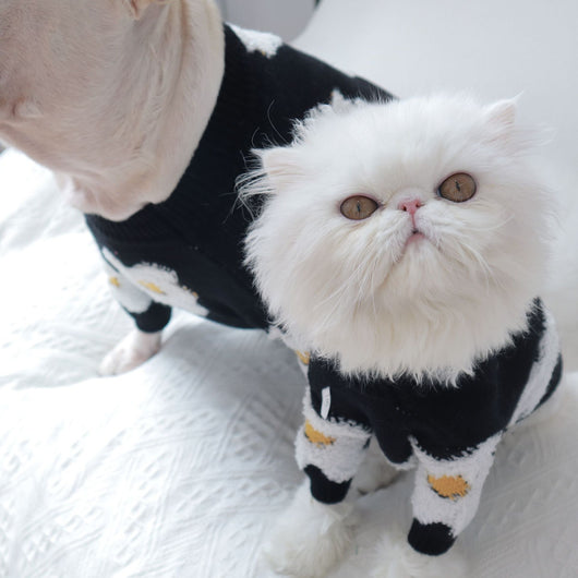 Suéter Térmico para Mascotas con Flores - Abrigo Cálido para Otoño e Invierno - Image 10