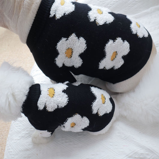 Suéter Térmico para Mascotas con Flores - Abrigo Cálido para Otoño e Invierno - Image 12