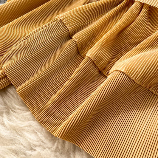 Conjunto Elegante: Blusa de Gasa con Mangas Abullonadas y Pantalón Ancho - Image 39