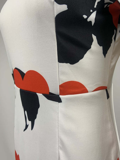 Vestido Corto Estampado con Volantes y Cuello Redondo Ajustado - Image 22