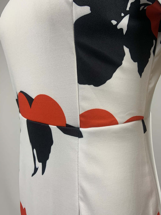 Vestido Corto Estampado con Volantes y Cuello Redondo Ajustado - Image 22
