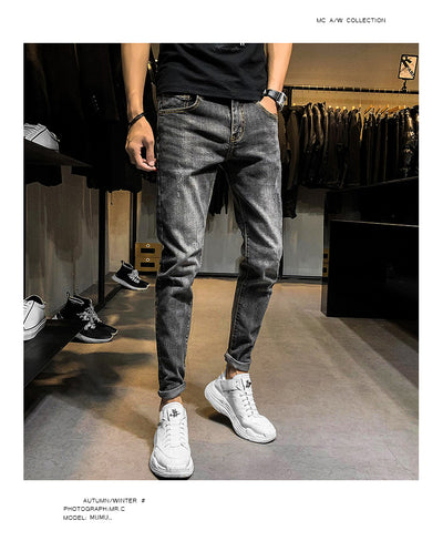 Jeans Slim Retro para Hombre - Estilo Clásico Moderno - Image 7