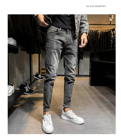 Jeans Slim Retro para Hombre - Estilo Clásico Moderno - Image 10
