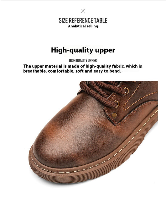 Botas Martin de Cuero Retro Estilo Británico - Hombre - Image 21
