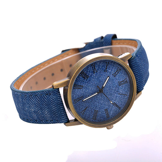 Pulsera Reloj Fashion de Denim para Mujer - Estilo Explosivo - Image 28