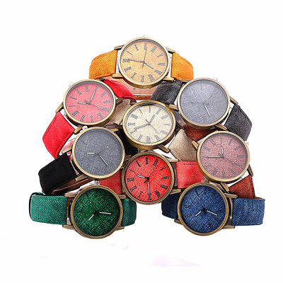 Pulsera Reloj Fashion de Denim para Mujer - Estilo Explosivo - Image 30