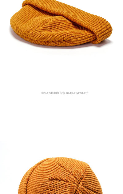 Gorro de Lana Tejida para Hombre - Abrigo sin Visera - Image 26
