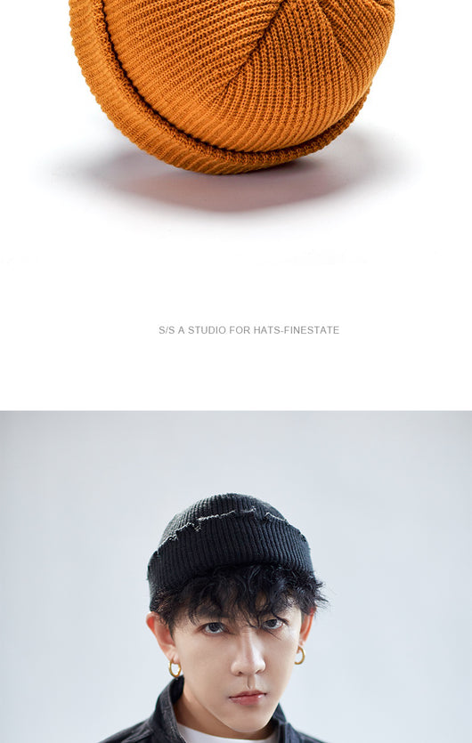 Gorro de Lana Tejida para Hombre - Abrigo sin Visera - Image 27
