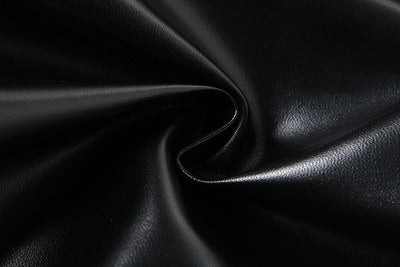 Pantalón de Cuero PU Cintura Alta con Bolsillo Lateral - Estilo Urbano Casual - Image 22