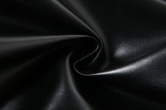 Pantalón de Cuero PU Cintura Alta con Bolsillo Lateral - Estilo Urbano Casual - Image 22