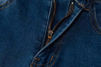 Jeans Talle Alto Slim Fit Pierna Ancha para Mujer - Image 7