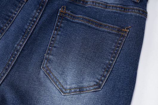 Jeans Talle Alto Slim Fit Pierna Ancha para Mujer - Image 11