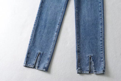 Pantalón Retro Importado Cintura Alta Slim Ajustado - Image 7