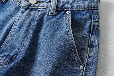 Pantalón Retro Importado Cintura Alta Slim Ajustado - Image 10