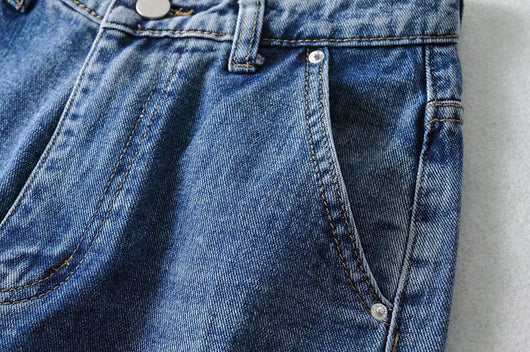 Pantalón Retro Importado Cintura Alta Slim Ajustado - Image 10