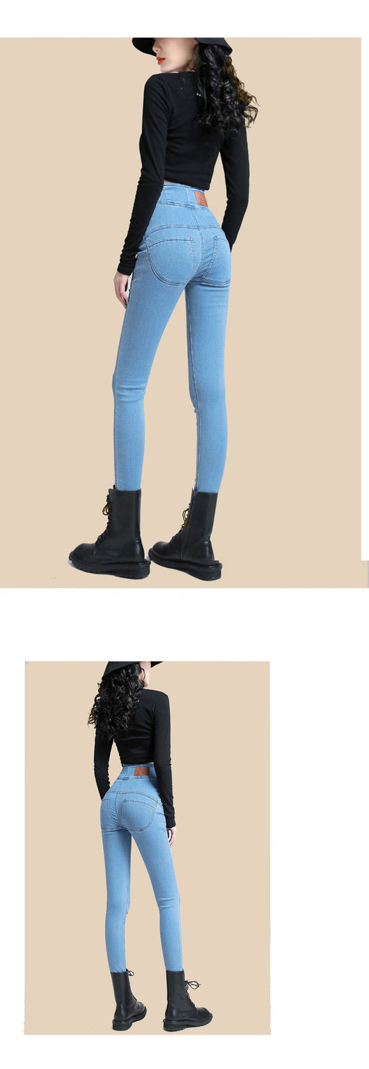 Pantalón Skinny Durazno de Cintura Alta para Verano - Image 11