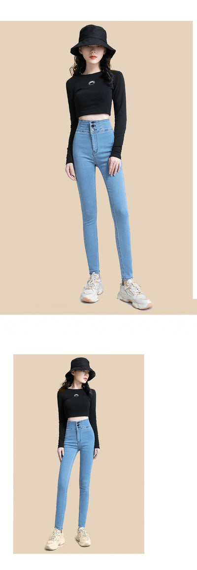 Pantalón Skinny Durazno de Cintura Alta para Verano - Image 12