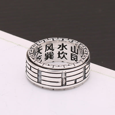 Anillo Vintage de Plata Tailandesa con Escritura Sagrada - Diseño Masculino - Image 10