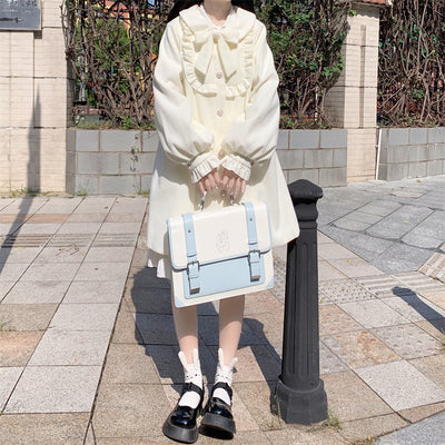Abrigo de Lana con Cuello Estilo Muñeca Japonesa para Mujer - Image 24