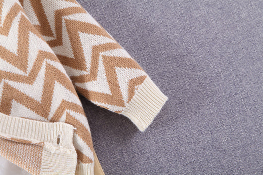 Cardigan con Solapa Estilo Onda para Niños y Niñas - Image 14