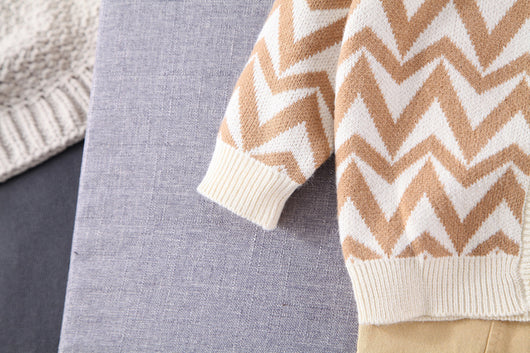 Cardigan con Solapa Estilo Onda para Niños y Niñas - Image 15