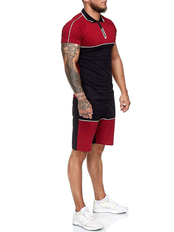 Conjunto Deportivo de Verano para Hombre con Combinación de Colores