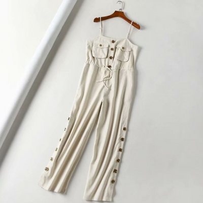 Pantalón de una pieza con botones en bolsillos - Image 3