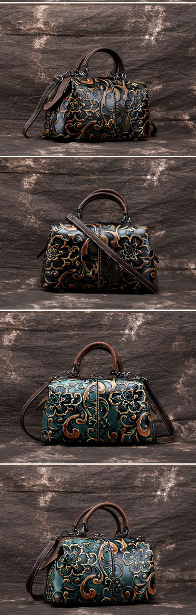 Bolso de Mano Personalizado en Cuero Genuino con Grabado Artesanal - Image 10