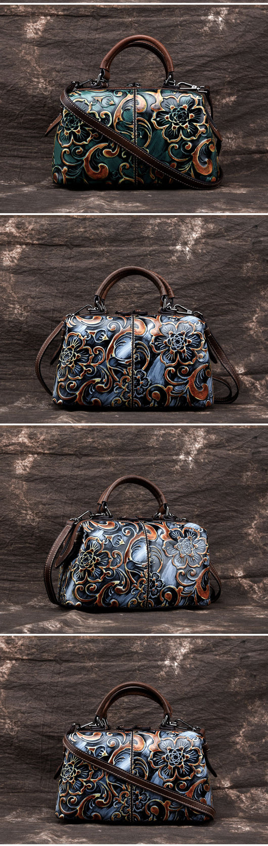 Bolso de Mano Personalizado en Cuero Genuino con Grabado Artesanal - Image 11