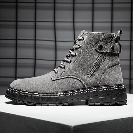 Botas Martin Casuales con Cierre Lateral y Punta Redonda - Image 4