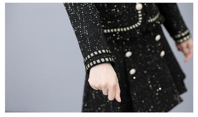 Vestido de Tweed Elegante para Ocasiones Especiales - Image 9