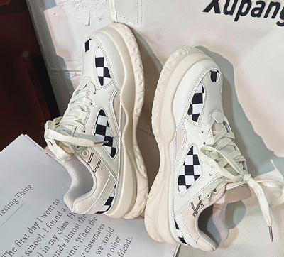 Zapatillas Deportivas Retro Cuadros para Mujer - Estilo Casual Clásico - Image 6