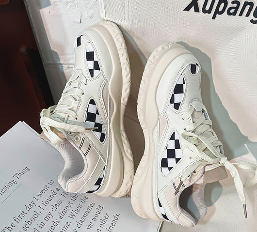 Zapatillas Deportivas Retro Cuadros para Mujer - Estilo Casual Clásico - Image 6