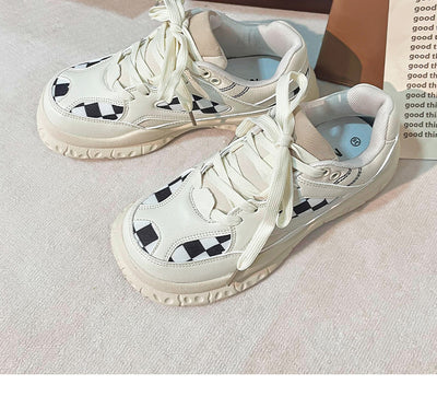Zapatillas Deportivas Retro Cuadros para Mujer - Estilo Casual Clásico - Image 8