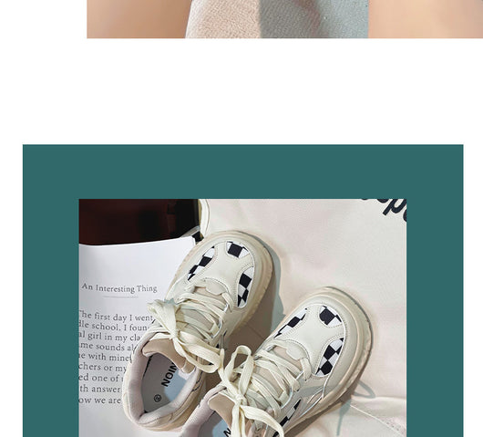 Zapatillas Deportivas Retro Cuadros para Mujer - Estilo Casual Clásico - Image 12