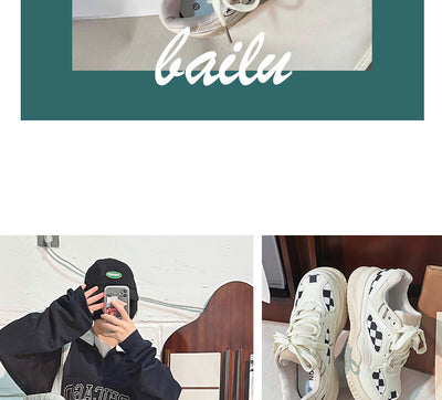 Zapatillas Deportivas Retro Cuadros para Mujer - Estilo Casual Clásico - Image 13