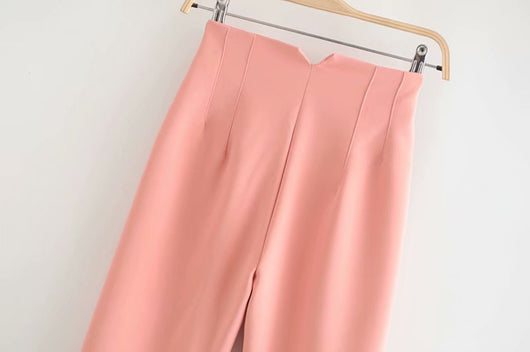 Pantalones Slim Fit Cintura Alta Elegantes - Image 7