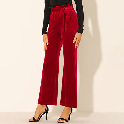 Pantalones Yoga Cintura Alta con Bolsillos y Cinturón Elástico - Image 14