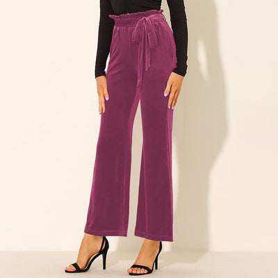 Pantalones Yoga Cintura Alta con Bolsillos y Cinturón Elástico - Image 18