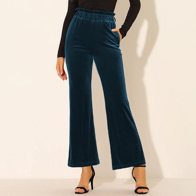 Pantalones Yoga Cintura Alta con Bolsillos y Cinturón Elástico - Image 21