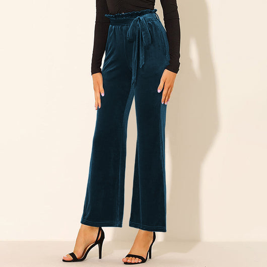 Pantalones Yoga Cintura Alta con Bolsillos y Cinturón Elástico - Image 22