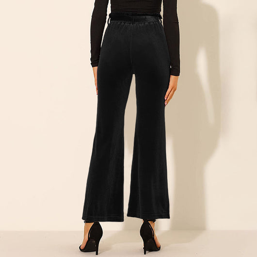 Pantalones Yoga Cintura Alta con Bolsillos y Cinturón Elástico - Image 27
