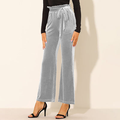 Pantalones Yoga Cintura Alta con Bolsillos y Cinturón Elástico - Image 30